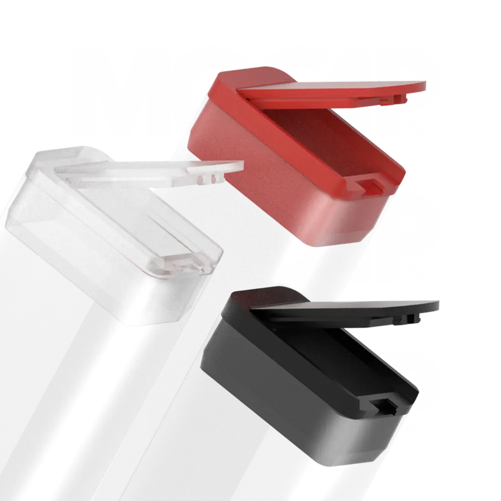 Cleartec Verpackungen - Rechteckige Flip-Top-Stopfen Cleartec Verpackungen - Rechteckige Flip-Top-Stopfen